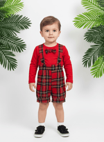 Salopetta scozzese bimbo - Piccole Canaglie - 