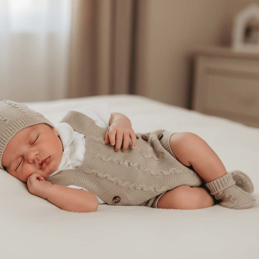 Salopette Pagliaccetto Beige Ng2045 - Piccole Canaglie - PC25857