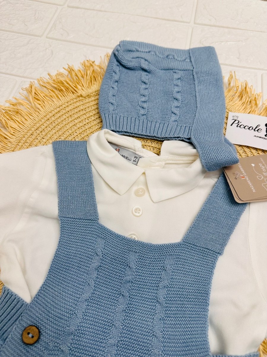 Salopette Pagliaccetto Carta Da Zucchero Ng2045 - Piccole Canaglie - PC25860