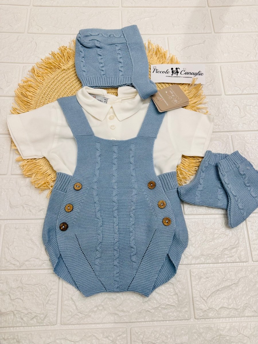 Salopette Pagliaccetto Carta Da Zucchero Ng2045 - Piccole Canaglie - PC25860