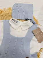 Salopette Pagliaccetto Celeste Ng2045 - Piccole Canaglie - PC25854