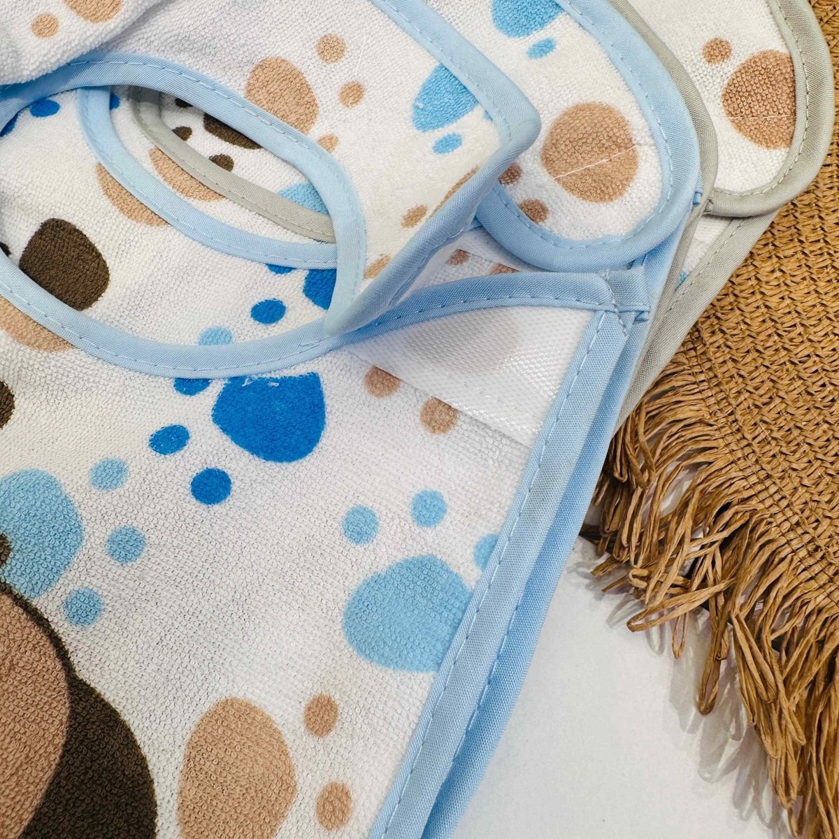 Set 6 bavette a strappo neonato - Piccole Canaglie - PC20639