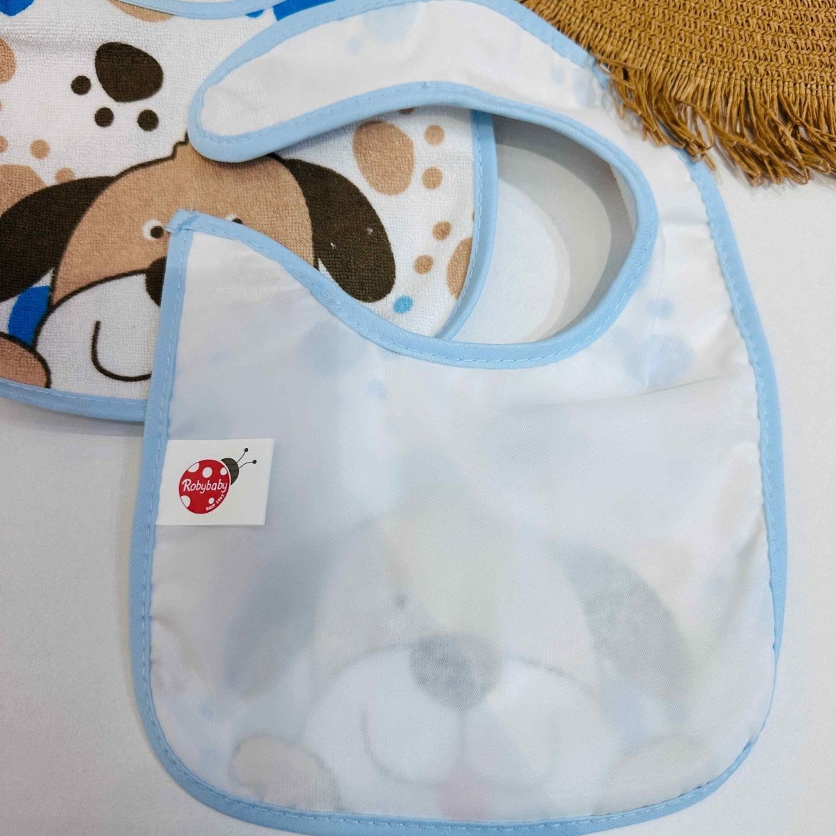 Set 6 bavette a strappo neonato - Piccole Canaglie - PC20639