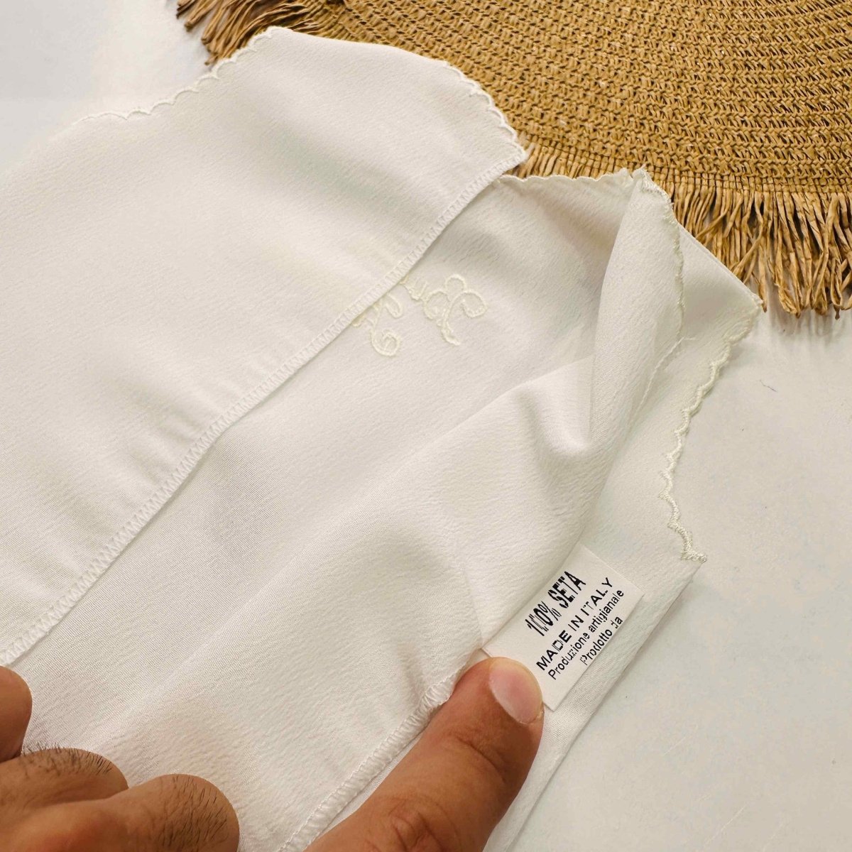 Set camicina e bavetta della fortuna panna - Piccole Canaglie - PC20650