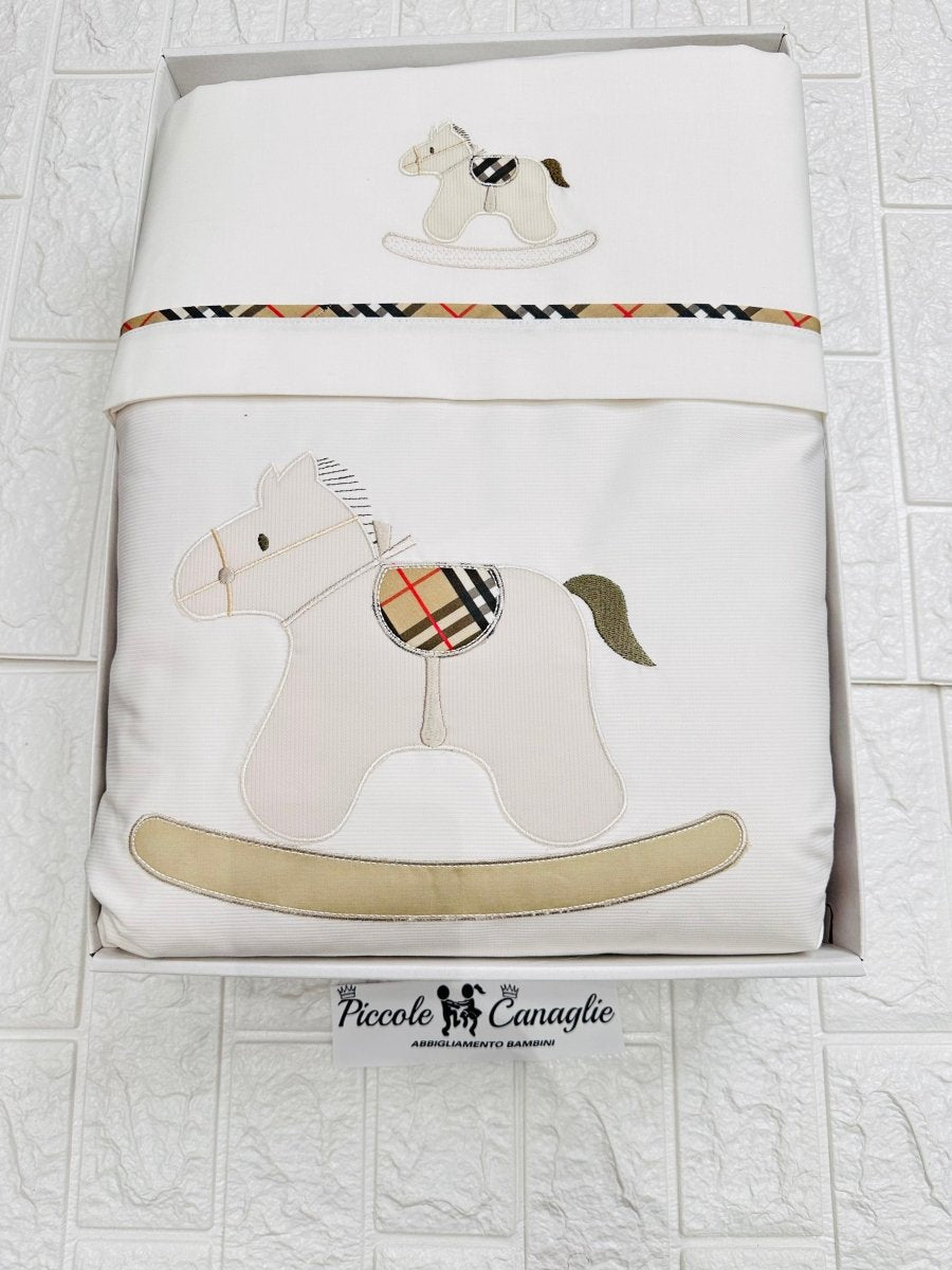 Set Completo Carrozzina Cavallino Barbery SSCS028165 - Piccole Canaglie - PC23755