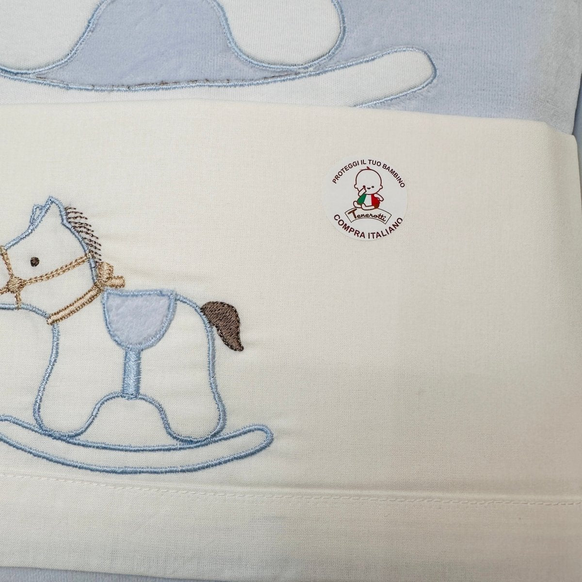 Set Completo Carrozzina cavallo celeste 35412 - Piccole Canaglie - PC22754