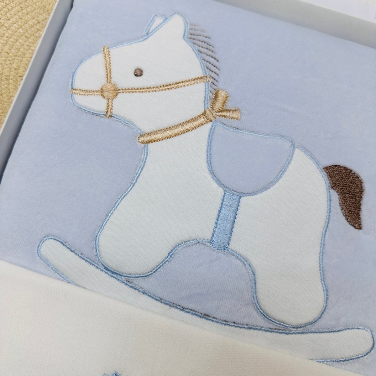 Set Completo Carrozzina cavallo celeste 35412 - Piccole Canaglie - PC22754