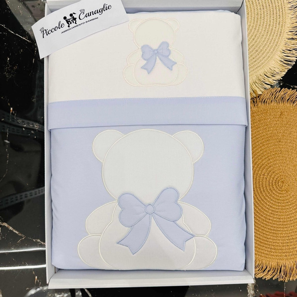 Set Completo carrozzina celeste SSCS028166 - Piccole Canaglie - PC22373