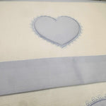 Set completo carrozzina cuore celeste - Piccole Canaglie - PC21311