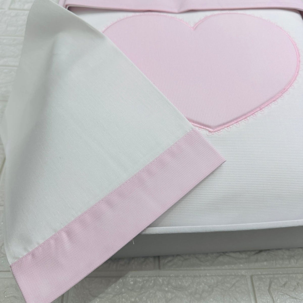 Set completo carrozzina cuore Rosa SSCS028105R - Piccole Canaglie - PC22805