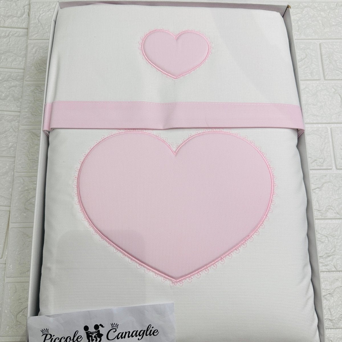 Set completo carrozzina cuore Rosa SSCS028105R - Piccole Canaglie - PC22805