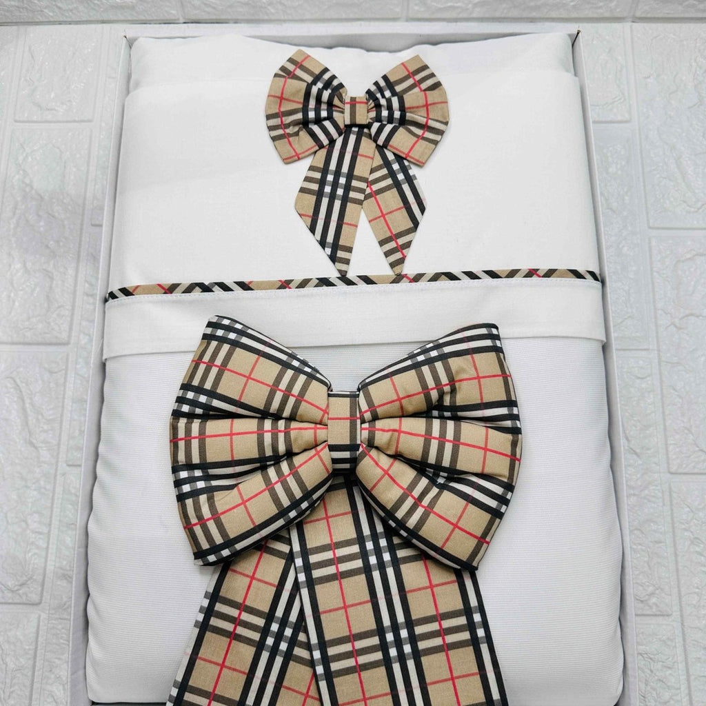 Set completo carrozzina fiocco Barbery - Piccole Canaglie - PC20651