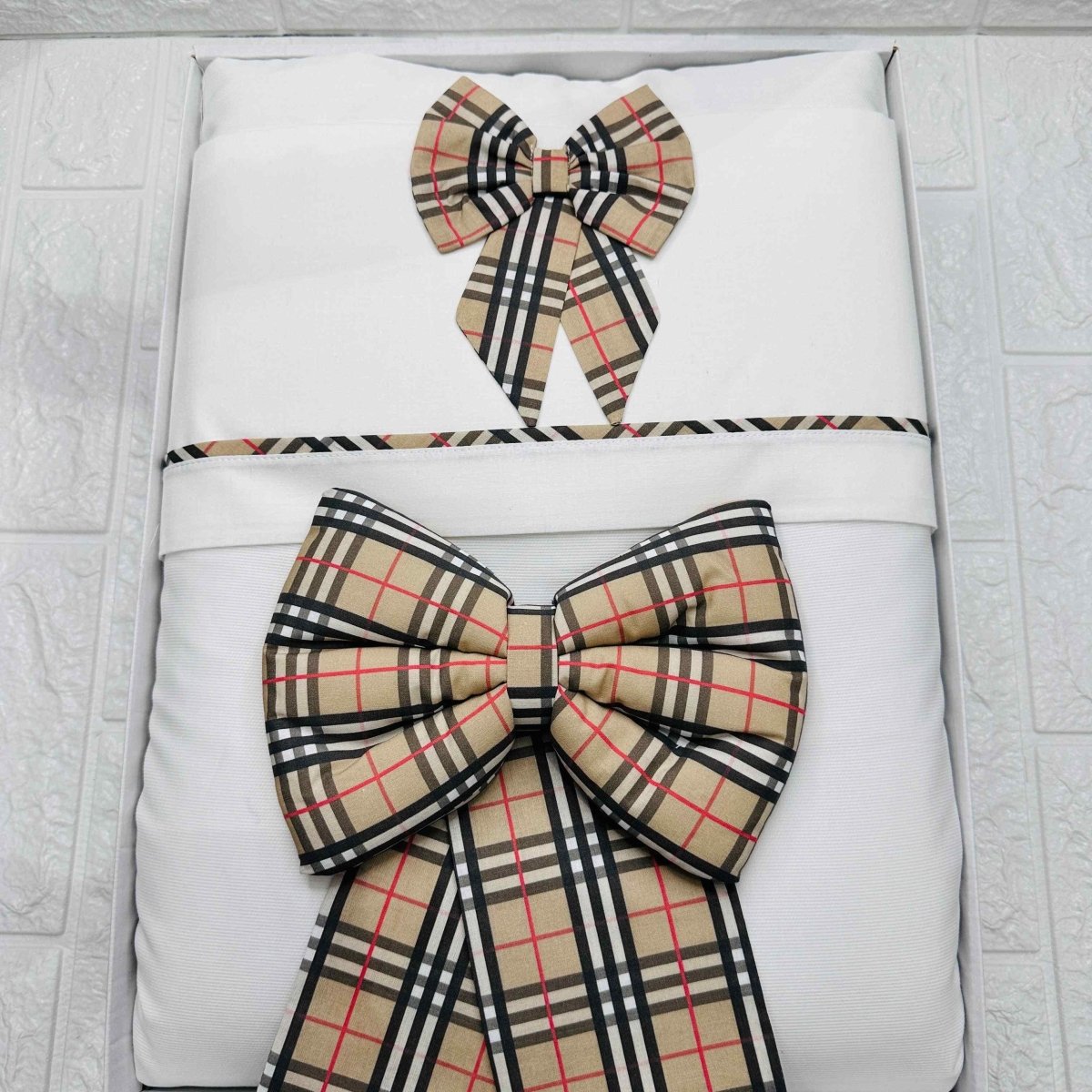 Set completo carrozzina fiocco Barbery - Piccole Canaglie - PC20651