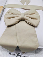Set Completo Carrozzina Fiocco Beige Sscs028104 - Piccole Canaglie - PC25233