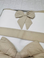 Set Completo Carrozzina Fiocco Beige Sscs028104 - Piccole Canaglie - PC25233