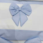 Set completo carrozzina fiocco Celeste - Piccole Canaglie - PC20654