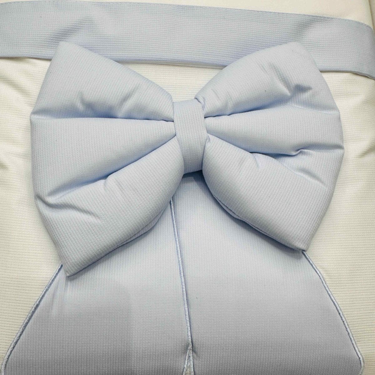 Set completo carrozzina fiocco Celeste - Piccole Canaglie - PC20654