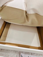 Set Completo Carrozzina Fiocco Ricamato Begie SSCS028104R - Piccole Canaglie - PC24730