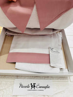 Set Completo Carrozzina fiocco rosa antico Scr027104 - Piccole Canaglie - PC26425