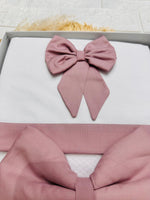 Set Completo Carrozzina fiocco rosa antico Scr027104 - Piccole Canaglie - PC26425