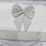 Set completo carrozzina Fiocco Tortora - Piccole Canaglie - PC20657