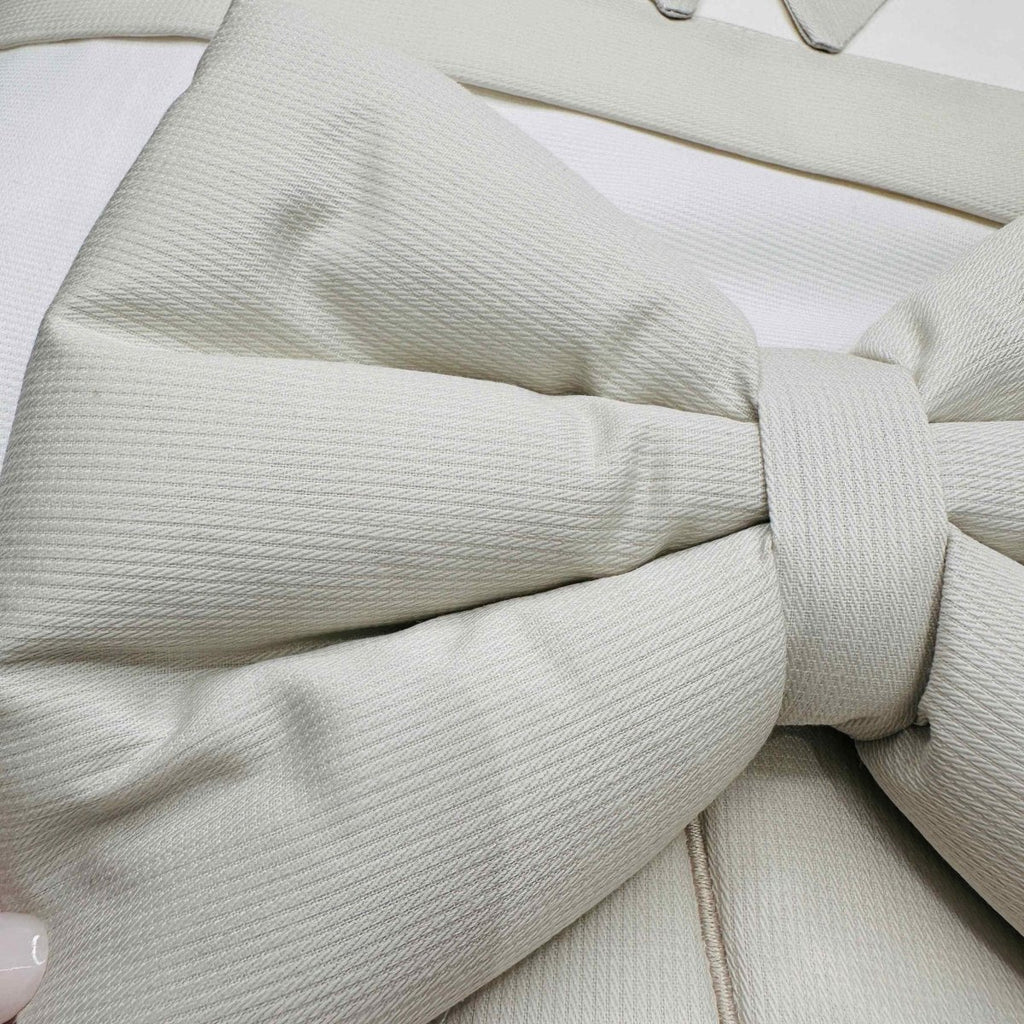 Set completo carrozzina Fiocco Tortora - Piccole Canaglie - PC20657