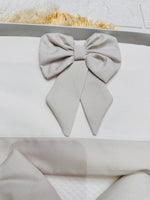 Set Completo Carrozzina fiocco Tortora Scr027104 - Piccole Canaglie - PC26427