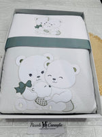 Set Completo Carrozzina Orsetti Teneri Verde Sscs028177 - Piccole Canaglie - PC29764