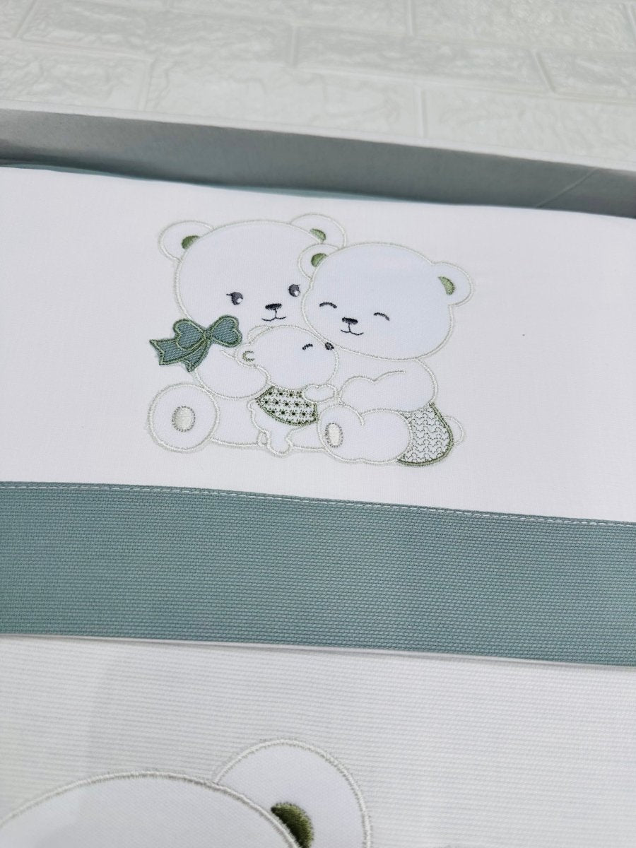 Set Completo Carrozzina Orsetti Teneri Verde Sscs028177 - Piccole Canaglie - PC29764
