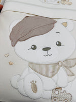 Set completo carrozzina orso Birichino beige SSCS028179 - Piccole Canaglie - PC29928