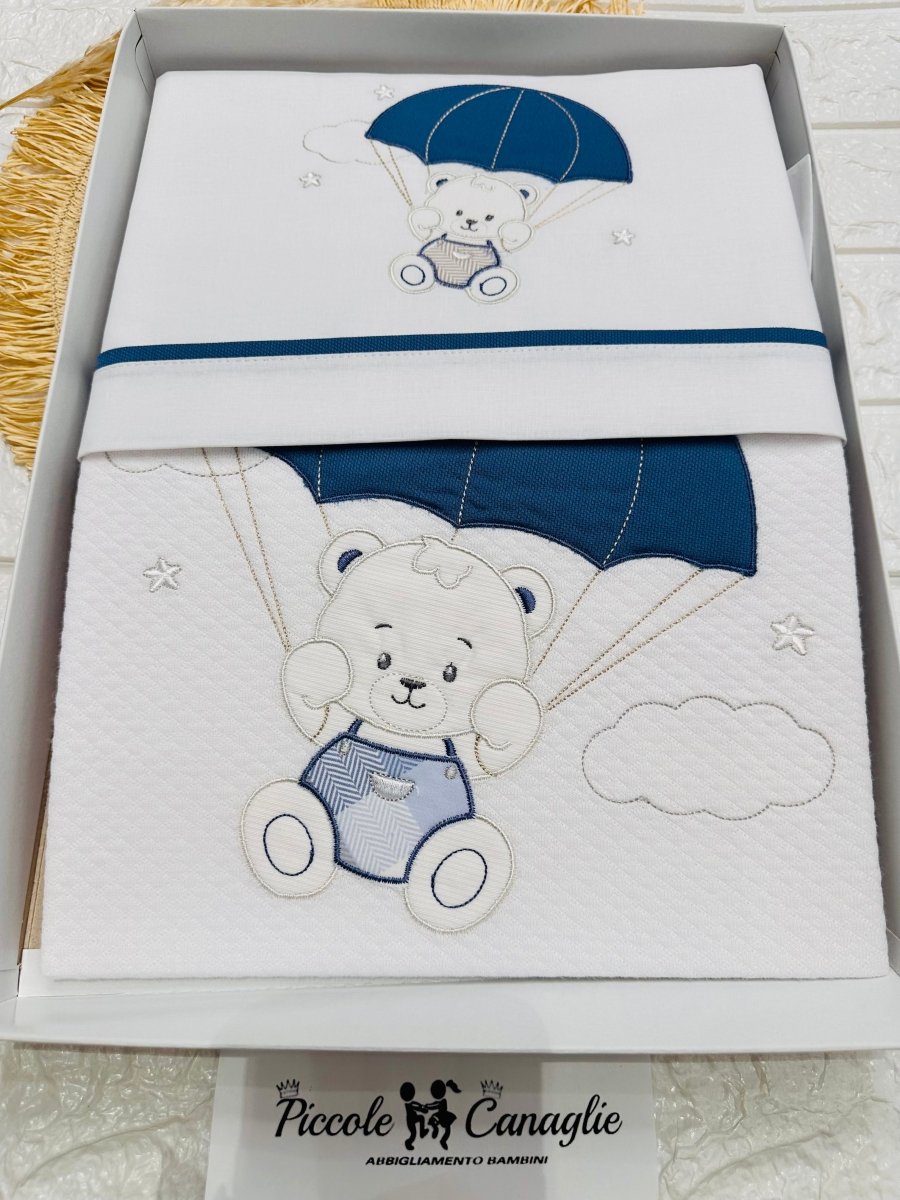 Set Completo Carrozzina Orso Paracadute carta da zucchero Scr027175 - Piccole Canaglie - PC26422