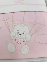 Set Completo Carrozzina Orso Paracadute Rosa Slr032175 - Piccole Canaglie - PC25873