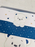 Set Completo Carrozzina Orso Sogni D’Oro Blu Sscs028180 - Piccole Canaglie - PC30018