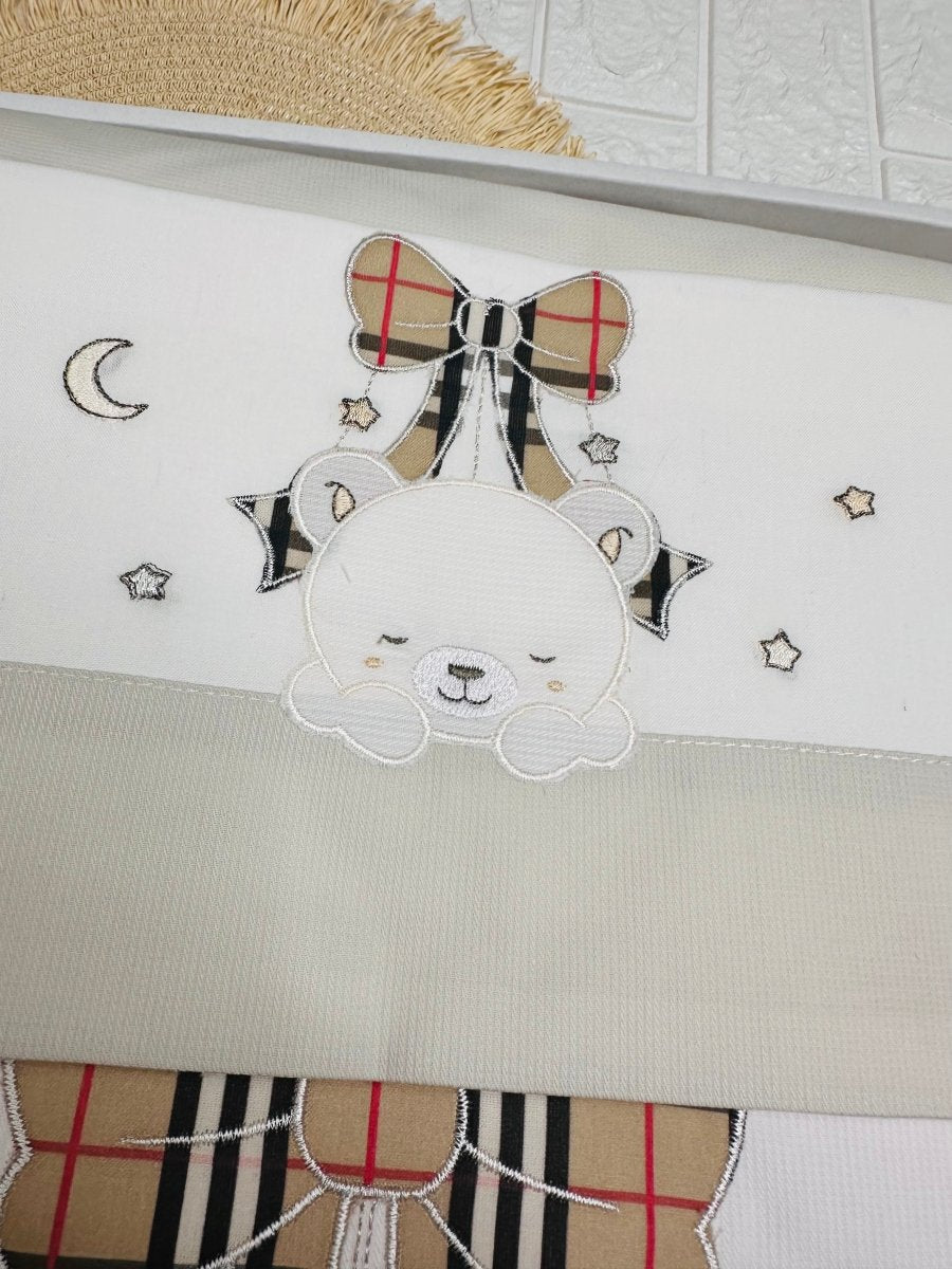 Set completo Carrozzina Orso Sopra Fiocco Barbery SSCS028163 - Piccole Canaglie - PC24001