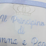 Set completo carrozzina principino Bianco - Piccole Canaglie - PC21912