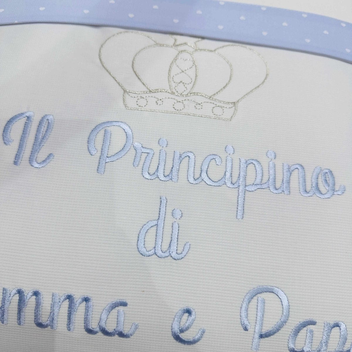 Set completo carrozzina principino Bianco - Piccole Canaglie - PC21912