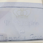 Set Completo carrozzina Principino Celeste - Piccole Canaglie - PC21913