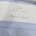 Set Completo carrozzina Principino Celeste - Piccole Canaglie - PC21913