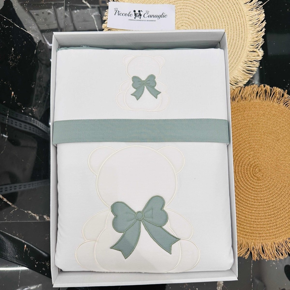 Set Completo carrozzina verde SSCS028166 - Piccole Canaglie - PC22376