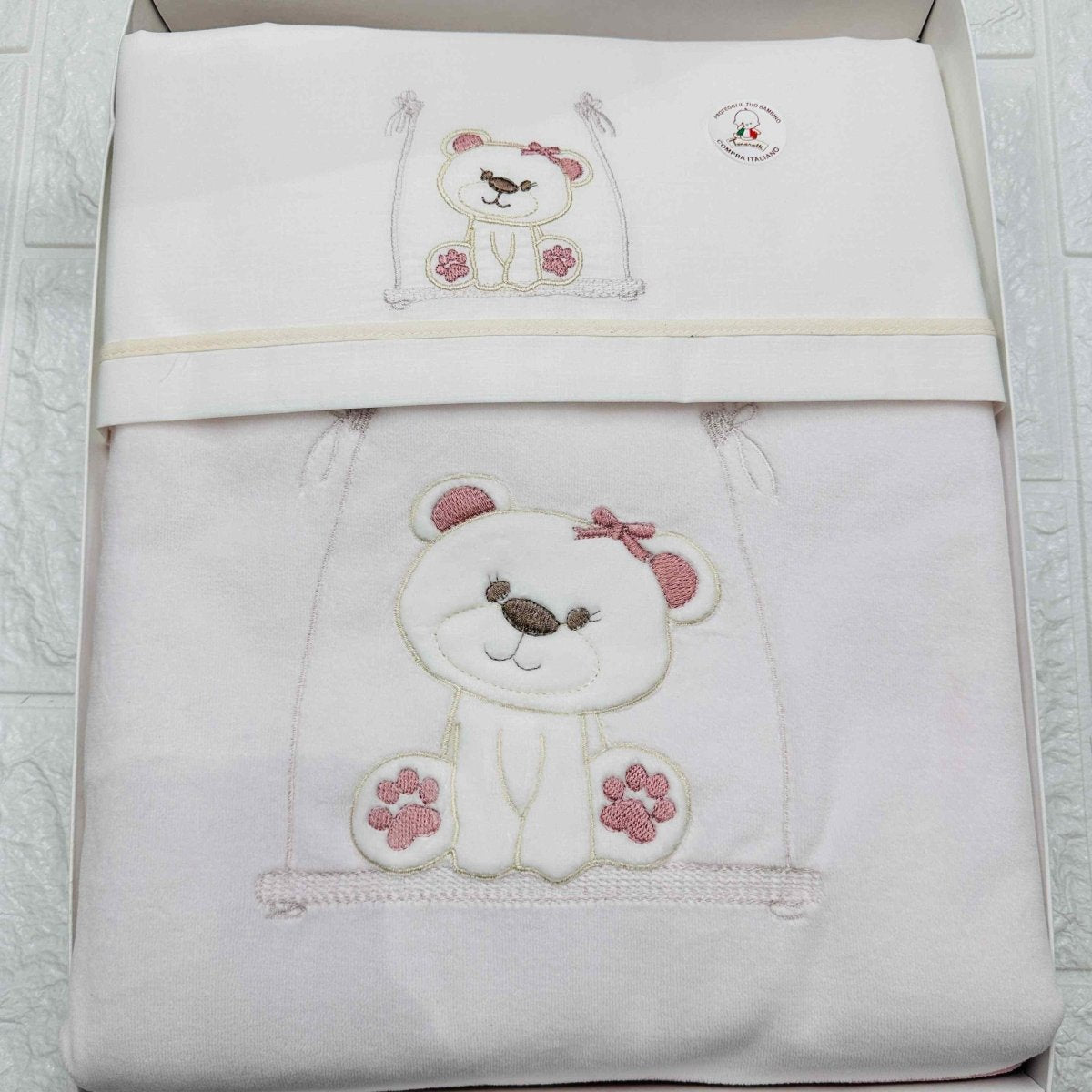 Set completo ciniglia carrozzina cagnolina rosa 35410 - Piccole Canaglie - PC20667