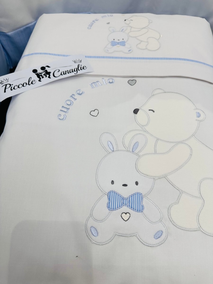 Set completo Culla coniglietto celeste SLS033162 - Piccole Canaglie - PC29919