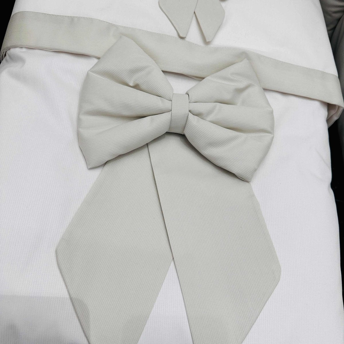 Set Completo culla fiocco Tortora - Piccole Canaglie - PC22557