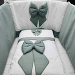 Set completo culla fiocco verde - Piccole Canaglie - PC20677