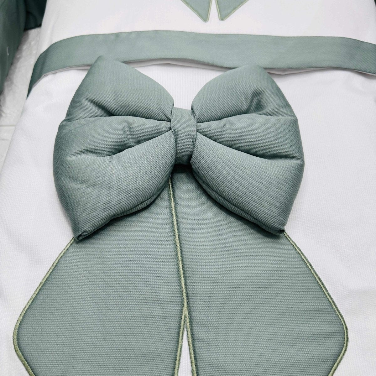 Set completo culla fiocco verde - Piccole Canaglie - PC20677