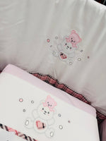 Set Completo Culla Orsetti Fantasia Rosa - Piccole Canaglie - PC28470