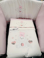 Set Completo Culla Orsetti Fantasia Rosa - Piccole Canaglie - PC28470