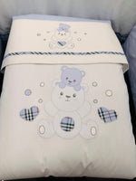 Set Completo Culla Orso Celeste Sls033148 - Piccole Canaglie - PC25905