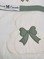 Set Completo Culla orso Fiocco Verde SLS033166 - Piccole Canaglie - PC24070