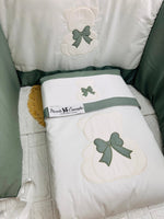 Set Completo Culla orso Fiocco Verde SLS033166 - Piccole Canaglie - PC24070