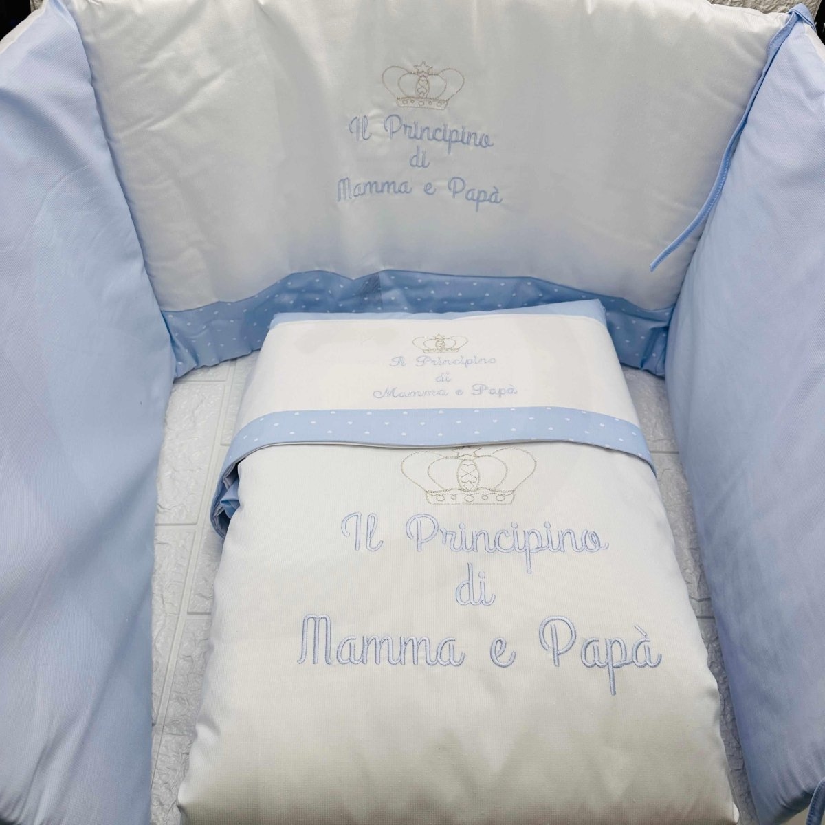 Set completo culla principino - Piccole Canaglie - PC20674